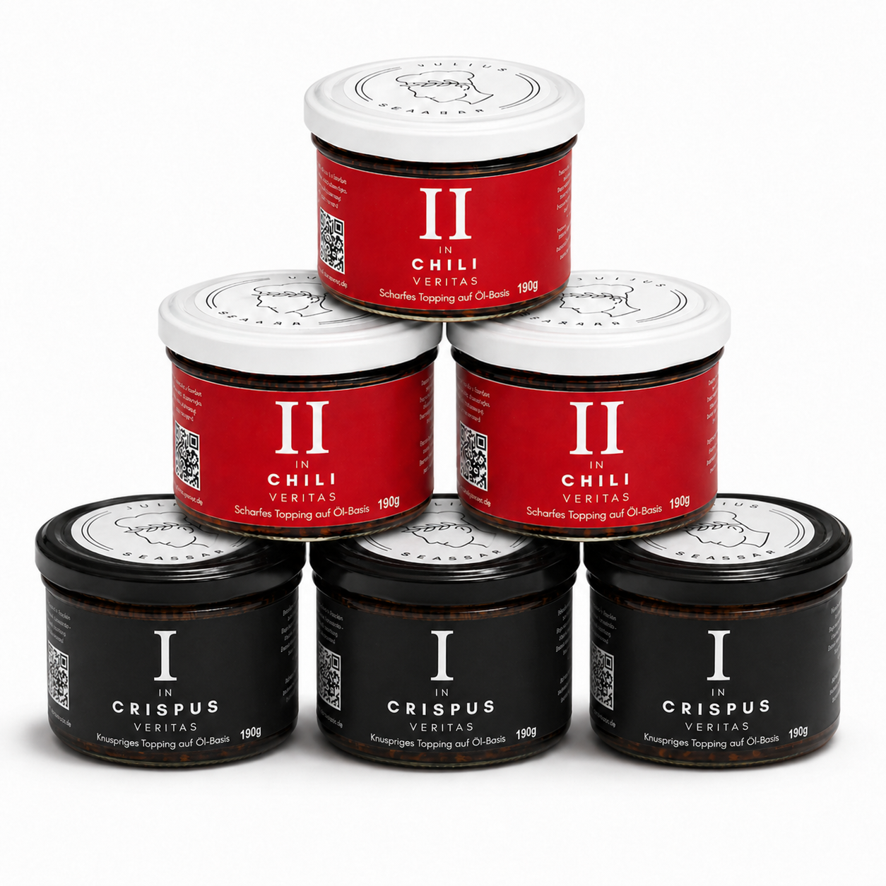 Mixpaket (3x I. In Crispus Veritas + 3x II. In Chili Veritas)